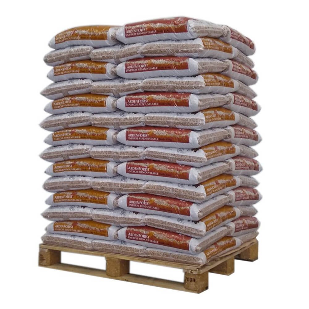 Pellets Ardenforest – Palete com 70 sacos de 15 kg