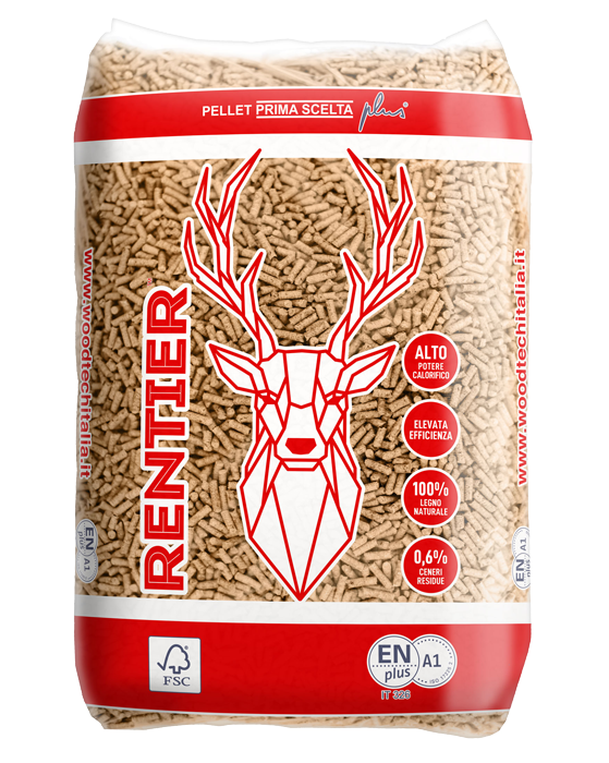 RENTIER – Palete de Pellets de 15 kg, 70 Sacos