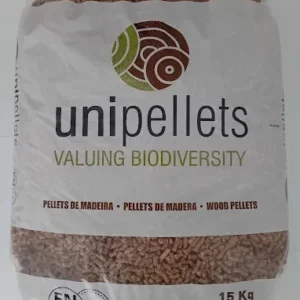 Palete de 65 sacos de 15 kg Uni pellets