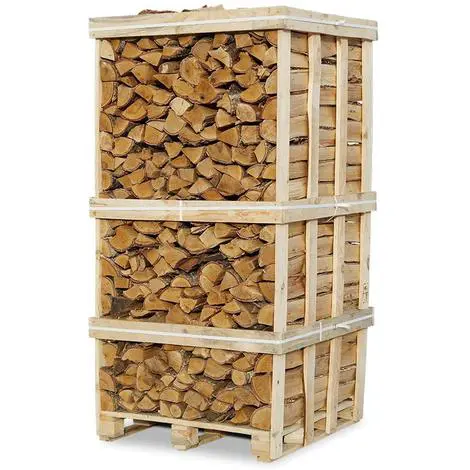 Lenha para queimar – Troncos de carvalho de 30 cm, 1 palete = 3 estéreos