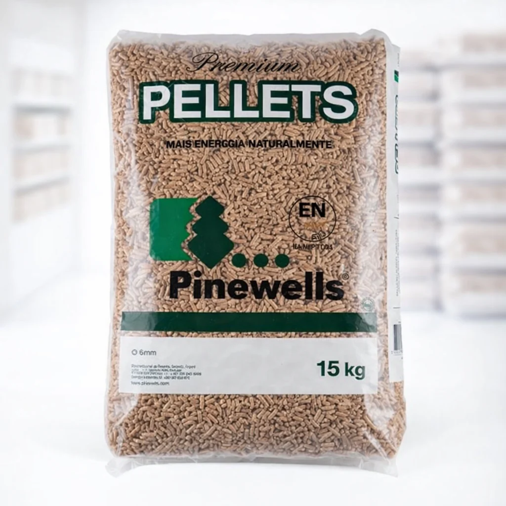 Pellets Pinewells – Palete de 20 sacos de 15kg