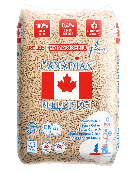 Pellet Canadian 15 kg – Embalagem com 70 sacos (Qualidade Premium Canadense)
