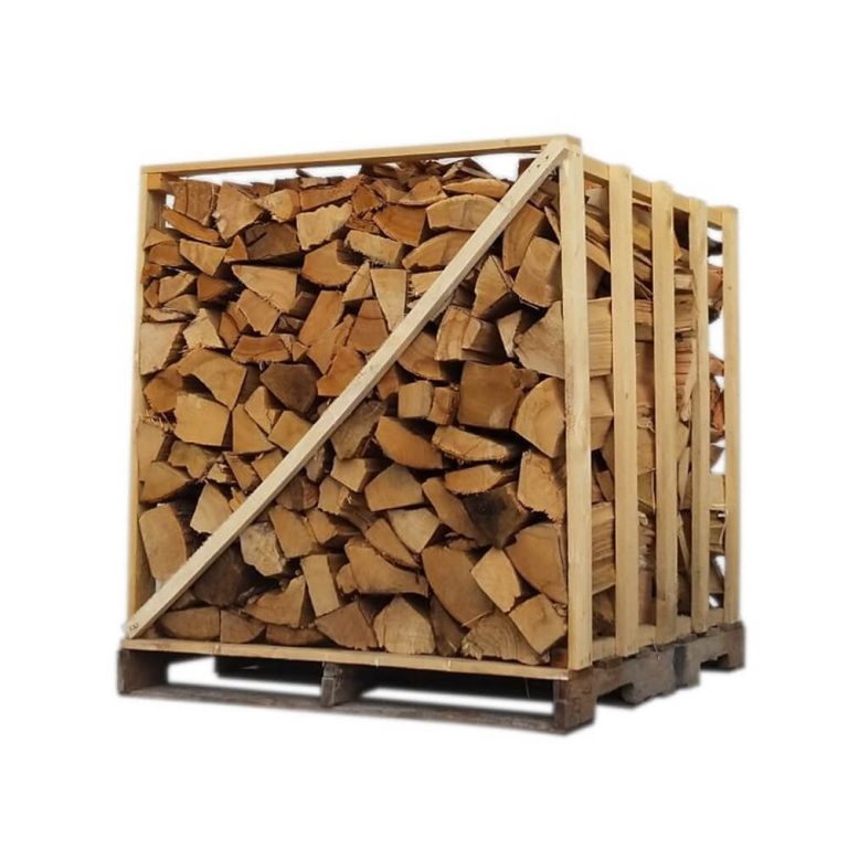Troncos de 50 cm – Mistura 80% madeiras duras, 1 palete = 1,5 estere (1,2 m³)